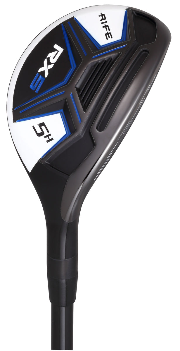 Rife Men's Regular RX5#6-SW Iron Set + RX5#4 Hybrid & #5 Hybrid Woods