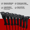 Majek Golf K5 Regular Mens All True Hybrid Clubs Complete Full Hybrid Set Includes #3,4,5,6,7,8,9,PW + Headcover Set & Majek Golf Hat