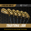 Pacific Golf Clubs Gold FLT-1 Iron Set Senior Flex Graphite Shafts Right Handed (6/7/8/9PW/SW) Set