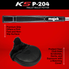 Majek Golf K5 P-204 Mallet Bullet Putter-Red