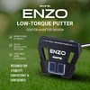 Rife Golf ENZO LOW TORQUE Center Shaft Club Putter - EXTRA LONG Length with EXTRA LONG Golf Putter Grip Available