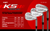 Majek Golf Men's Complete Wedge Set: 52° Gap Wedge (GW), 56° Sand Wedge (SW), 60° Lob Wedge (LW) Right Handed Regular Flex
