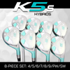 Majek Teal Senior Petite Women's Golf All True Hybrid Set 4-SW All Lady Flex Utility Clubs