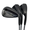 Pacific Golf Clubs Black ATK-18 Wedge Set 52°/56°/60° Regular, Senior, Stiff, Senior Lady, and Lady Flex Available in Steel and Graphite Shaft