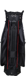 Majek Premium Black Red Golf Bag 9.5 inch 14-Way Friendly Separator