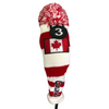 Majek Golf CANADA Hybrid Headcovers Pom Pom Knit Limited Edition Classic Vintage