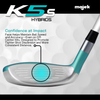Majek Teal Senior Petite Women's Golf All True Hybrid Set 4-SW All Lady Flex Utility Clubs