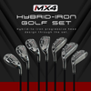 Men’s Majek MX4 Hybrid Iron Set Regular Flex Right Handed Utility “R” Flex Clubs