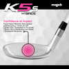 Majek White Pearl Petite Senior Women's Golf All True Hybrid Set 4-SW All Lady Flex Utility Clubs