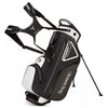 STROMBERG WEATHER TECH HYBRID GOLF STAND BAG - WHITE/CHARCOAL/BLACK