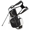 STROMBERG WEATHER TECH HYBRID GOLF STAND BAG - WHITE/CHARCOAL/BLACK