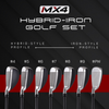 Men’s Majek MX4 Hybrid Iron Set Senior Flex Right Handed Utility “A” Flex Clubs