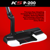 Majek Golf K5 P-200 Blade Putter-Red