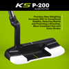 Majek Golf K5 P-200 Blade Putter-Green