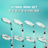 Majek Teal Senior Women's Golf All True Hybrid Set 4-SW All Lady Flex Utility Clubs