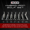 Men’s Majek MX4 Hybrid Iron Set Regular Flex Right Handed Utility “R” Flex Clubs