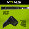 Majek Golf K5 P-200 Blade Putter-Green