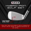 Men’s Majek MX4 Hybrid Iron Set Regular Flex Right Handed Utility “R” Flex Clubs