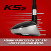 Majek Golf K5 Regular Mens All True Hybrid Clubs Complete Full Hybrid Set Includes #3,4,5,6,7,8,9,PW + Headcover Set & Majek Golf Hat