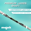 Majek Teal Senior Women's Golf All True Hybrid Set 4-SW All Lady Flex Utility Clubs