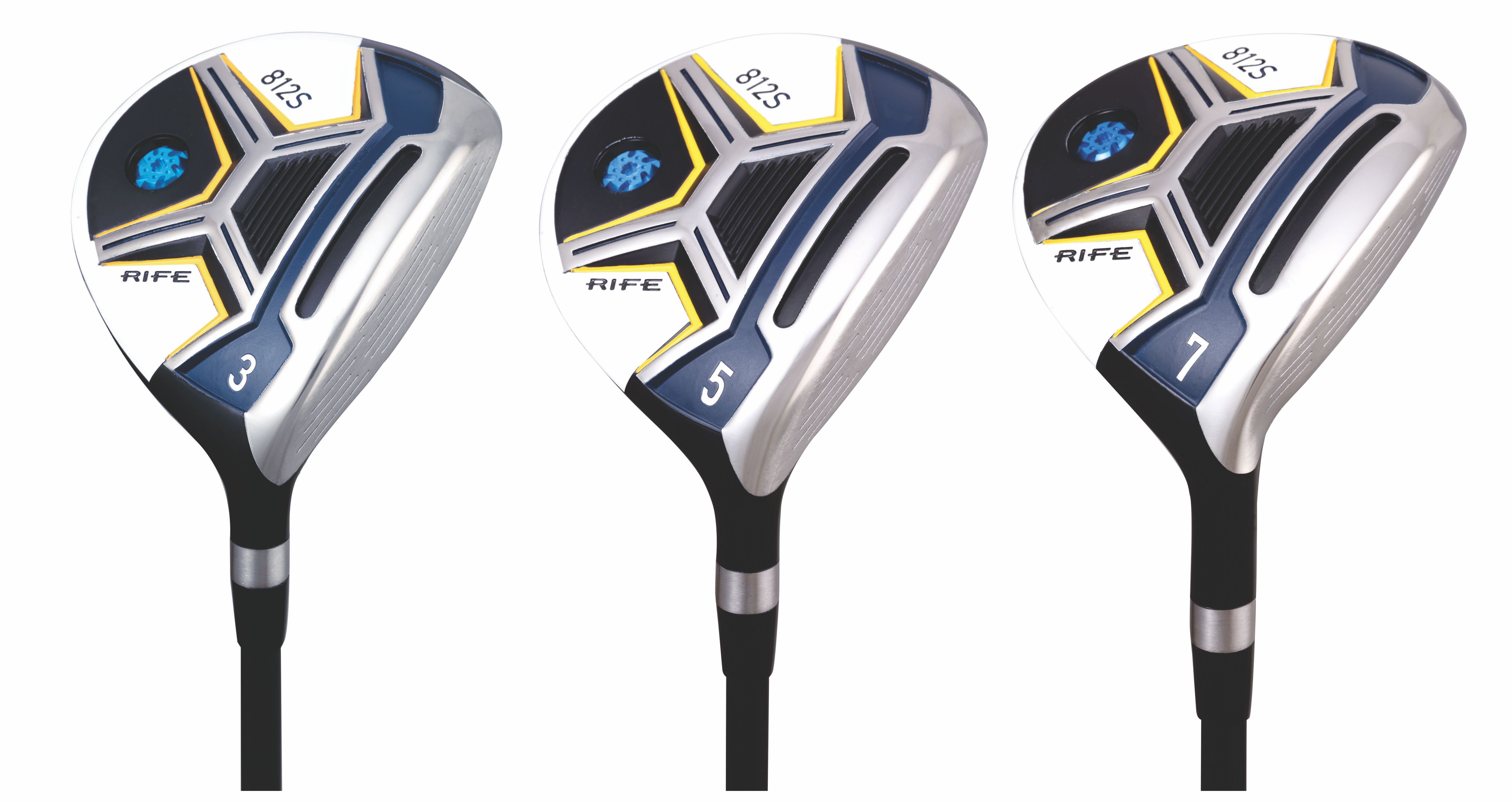Rife Golf 812s Straight FACE #3 +#5 +Offset #7 Fairway Metal Wood