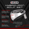 Men’s Majek MX4 Hybrid Iron Set Regular Flex Right Handed Utility “R” Flex Clubs