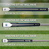 Rife Golf ENZO LOW TORQUE Center Shaft Club Putter - EXTRA LONG Length with EXTRA LONG Golf Putter Grip Available
