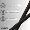 Majek Black Midsize Tour Pro Golf Grips (No Logo)