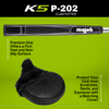 Majek Golf K5 P-202 Claw Putter-Green
