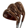 Pacific Golf Clubs Bronze ATK-25 Wedge Set 52°/56°/60° Regular, Senior, Stiff, Senior Lady, and Lady Flex Available in Steel and Graphite Shaft