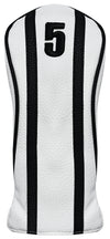 Majek Golf Clubs Premium Protective White & Black Head Covers