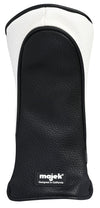 Majek Golf Clubs Premium Protective Black& White Striped  Driver and Fairway Wood Head Covers #1/3/5/X