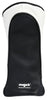 Majek Golf Clubs Premium Protective Black& White Striped  Driver and Fairway Wood Head Covers #1/3/5/X
