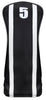 Majek Golf Clubs Premium Protective Black& White Striped  Driver and Fairway Wood Head Covers #1/3/5/X