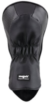Majek Golf Clubs Premium Protective Black Rouge Style Quilted Texture #1 Driver Head Cover