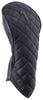Majek Golf Clubs Premium Protective Black Rouge Style Quilted Texture #1 Driver Head Cover