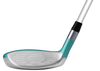 Majek Teal Senior Petite Women's Golf All True Hybrid Set 4-SW All Lady Flex Utility Clubs