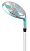 Majek Teal Senior Petite Women's Golf All True Hybrid Set 4-SW All Lady Flex Utility Clubs