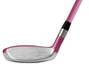 Majek Pink Senior Petite Women's Golf All True Hybrid Set 4-SW All Lady Flex Utility Clubs