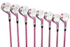 Majek Pink Senior Petite Women's Golf All True Hybrid Set 4-SW All Lady Flex Utility Clubs