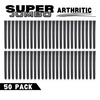 Majek Golf Club Grips Super Jumbo Arthritic Extra Large Tour 360 Degree Black - NO LOGO - Round .600 Extra Large XL XXL Great for Senior Golfers with Big Hands - Premium Rubber Golf Grips - 13 Pack High Traction Arthritic Grips