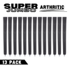 Majek Golf Club Grips Super Jumbo Arthritic Extra Large Tour 360 Degree Black - NO LOGO - Round .600 Extra Large XL XXL Great for Senior Golfers with Big Hands - Premium Rubber Golf Grips - 13 Pack High Traction Arthritic Grips