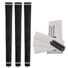 Majek Golf Club Grips Super Jumbo Extra Large Tour 360 Degree Black - NO LOGO - Round .600 Extra Large XL XXL Great for Tall Golfers with Big Hands - Premium Rubber Golf Grips -High Traction