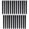 Majek Golf Club Grips Super Jumbo Extra Large Tour 360 Degree Black - NO LOGO - Round .600 Extra Large XL XXL Great for Tall Golfers with Big Hands - Premium Rubber Golf Grips -High Traction