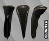 Majek Black Golf Zipper Driver + Fairway Woods Headcovers
