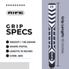 Rife Midsize Golf Putter Large Dual Grip Flat Front RG Pistol Tour Design 3 PACK