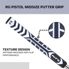 Rife Midsize Golf Putter Large Dual Grip Flat Front RG Pistol Tour Design 3 PACK