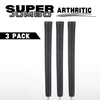 Majek Golf Club Grips Super Jumbo Arthritic Extra Large Tour 360 Degree Black - NO LOGO - Round .600 Extra Large XL XXL Great for Senior Golfers with Big Hands - Premium Rubber Golf Grips - 13 Pack High Traction Arthritic Grips