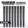 Majek Golf Club Grips Super Jumbo Arthritic Extra Large Tour 360 Degree Black - NO LOGO - Round .600 Extra Large XL XXL Great for Senior Golfers with Big Hands - Premium Rubber Golf Grips - 13 Pack High Traction Arthritic Grips