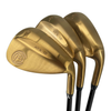 Pacific Golf Clubs Gold ATK-12 Wedge Set 52°/56°/60° Regular, Senior, Stiff, Senior Lady, and Lady Flex Available in Steel and Graphite Shaft
